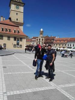 Io e Tommaso a Brasov